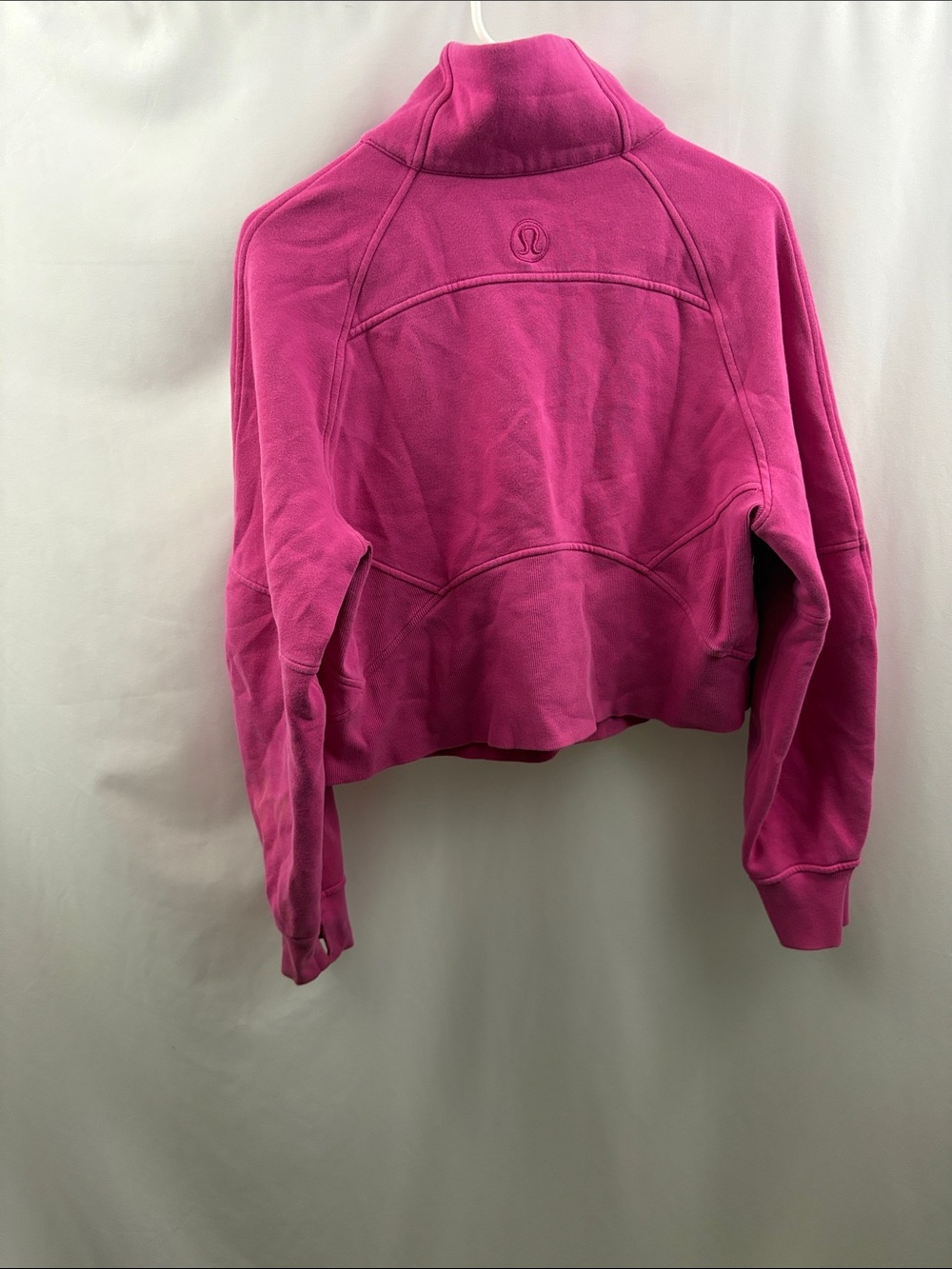 Lululemon Scuba Oversized Funnel-Neck Half Zip Pullover Pink XS/S Women’s - Picture 7 of 8